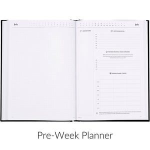 Curation 2025 Planner Inside Pages - Pre-Week Planner