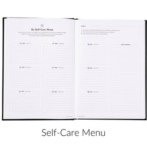 Curation 2025 Planner Inside Pages - Self-Care Menu