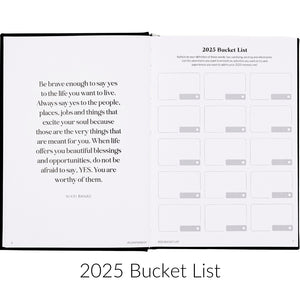 Curation 2025 Planner Inside Pages - Bucket List