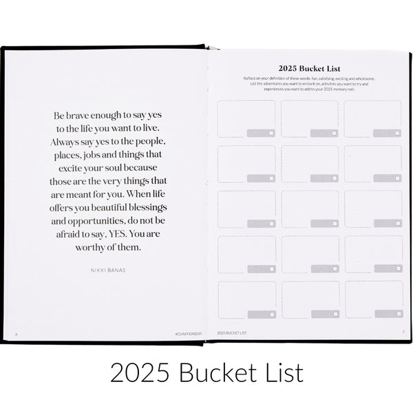 Curation 2025 Diary Planner (Original) Best Weekly A5 Planner Saint