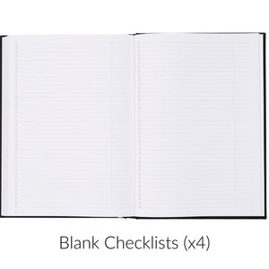 Blank Checklists in Curation 2025 Diary