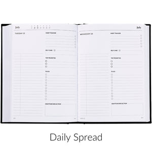 Curation 2025 Planner Inside Pages - Daily Spread