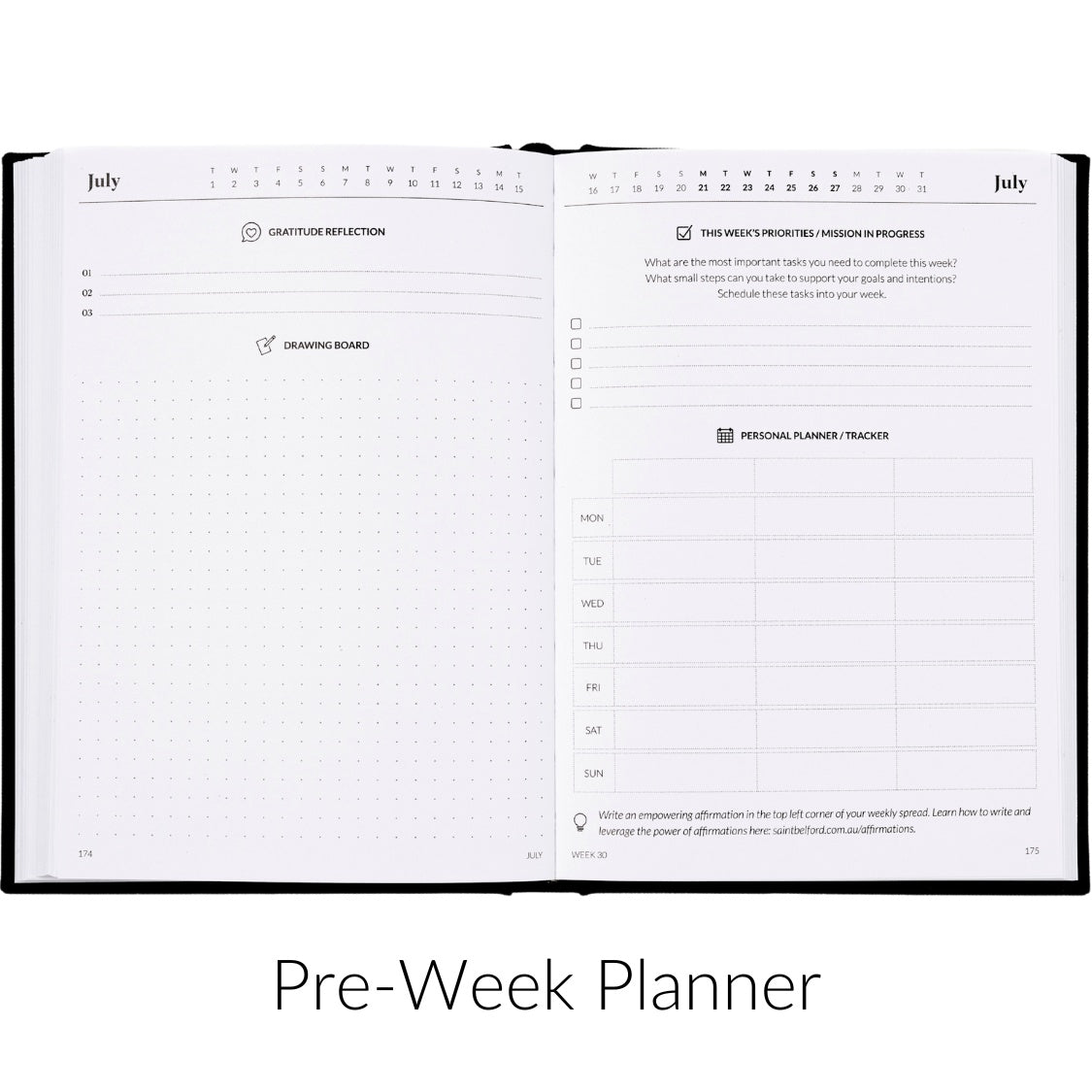 Curation 2025 Diary Planner (Original) Best Weekly A5 Planner Saint