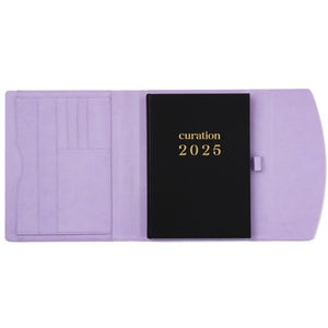 Compendium Large Lilac with Curation 2025 Planner large inside