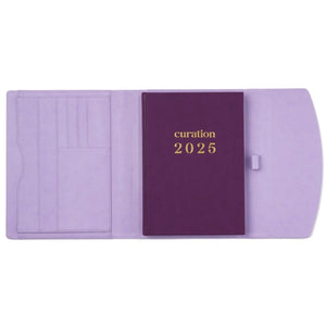 Compendium Large Lilac with Curation 2025 Planner large inside