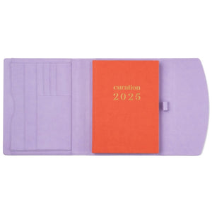 Compendium Large Lilac with Curation 2025 Planner large inside