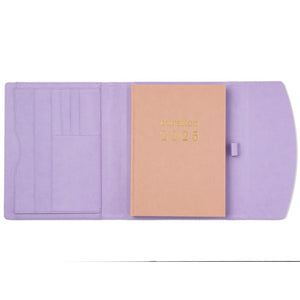 Compendium Large Lilac with Curation 2025 Planner large inside