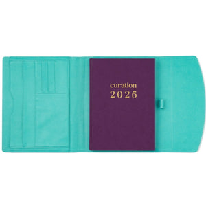 Compendium Large Mint Gelato with Curation 2025 Planner large inside