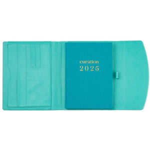 Compendium Large Mint Gelato with Curation 2025 Planner large inside