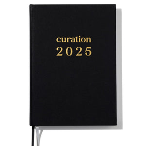 Curation 2025 Diary Planner Large A4 Signature Black