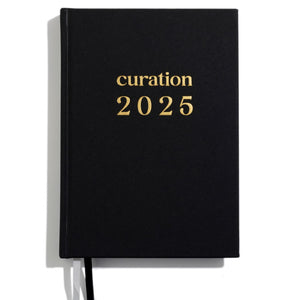 Curation 2025 Diary Planner Signature Black 